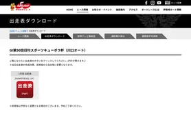 伊勢崎オートレース 出走表