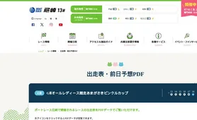 ボートレース尼崎 出走表