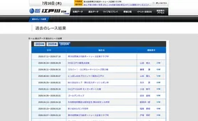 ボートレース江戸川 レース結果