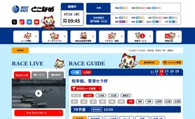 ボートレースとこなめ トップページ