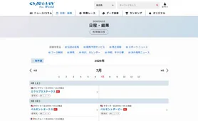 JRA-VAN World 日程・結果