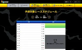 舟拳 対象レーススケジュール